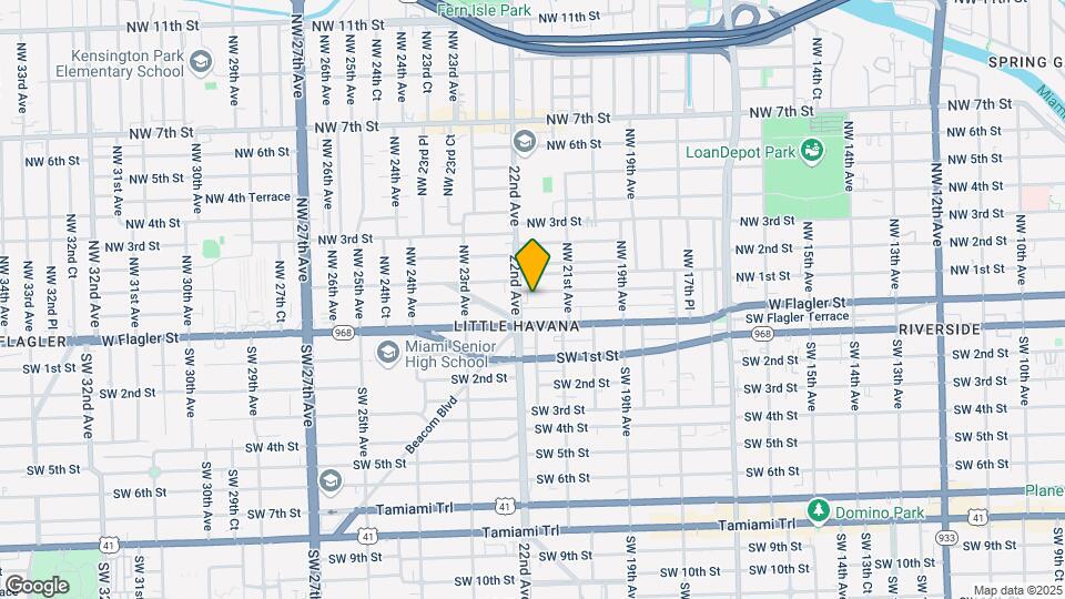 2170 NW Flagler Ter Map and Location Details