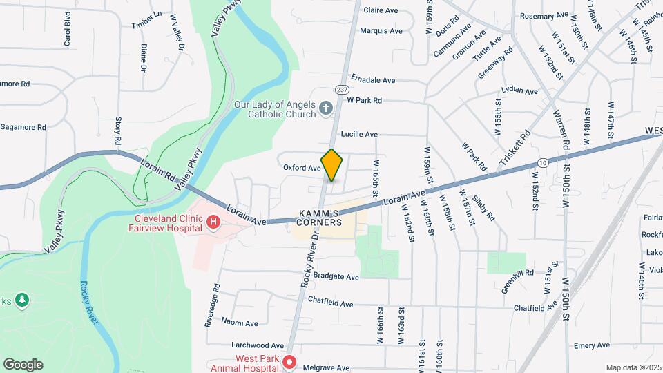 3751 Rocky River Dr Mapa y Detalles de la Ubicación