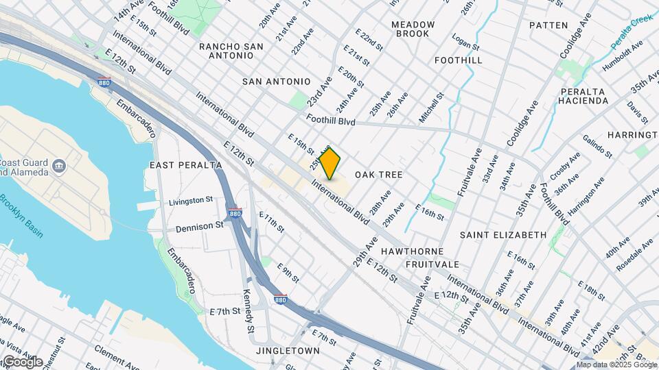 Fruitvale Studios Mapa y Detalles de la Ubicación