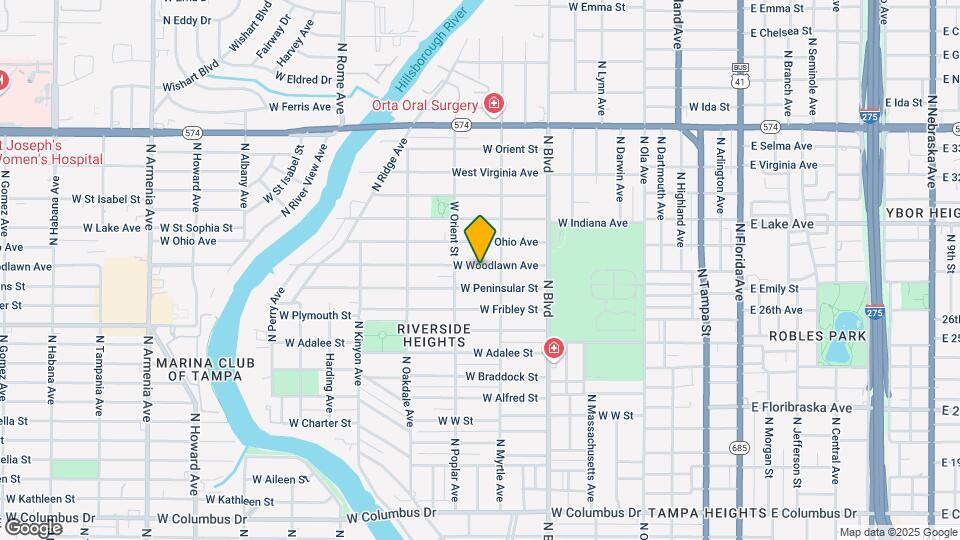 810 W Woodlawn Ave Mapa y Detalles de la Ubicación