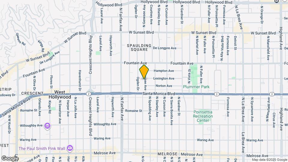 1151 N Genesee Ave Map and Location Details