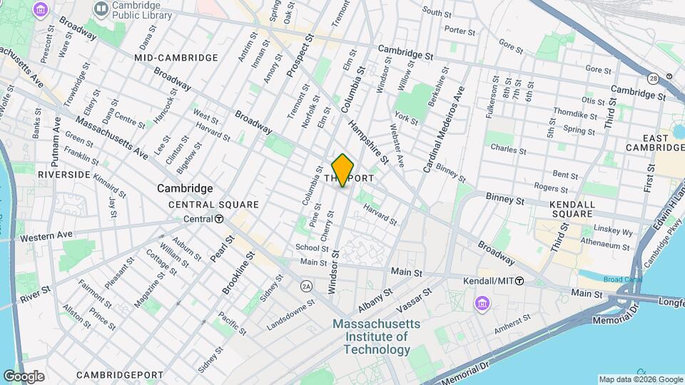 177 Harvard St, Unit 1 Map and Location Details