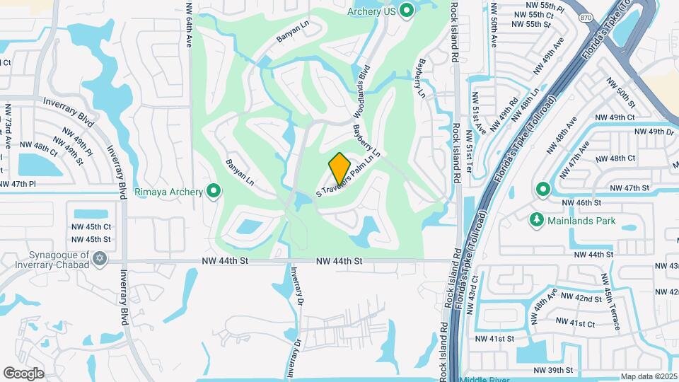 5706 S Travelers Palm Ln Map and Location Details
