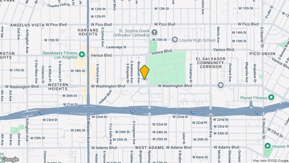 1823-1829 S Normandie Ave Mapa y Detalles de la Ubicación