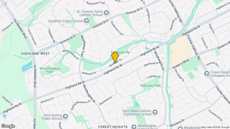 303 Bankside Dr Map and Location Details