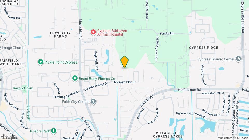 15426 Sableton Crest Ln Map and Location Details