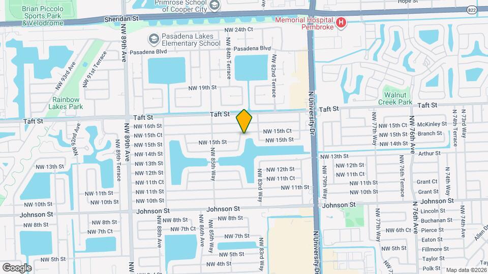 1511 NW 84th Terrace Map and Location Details