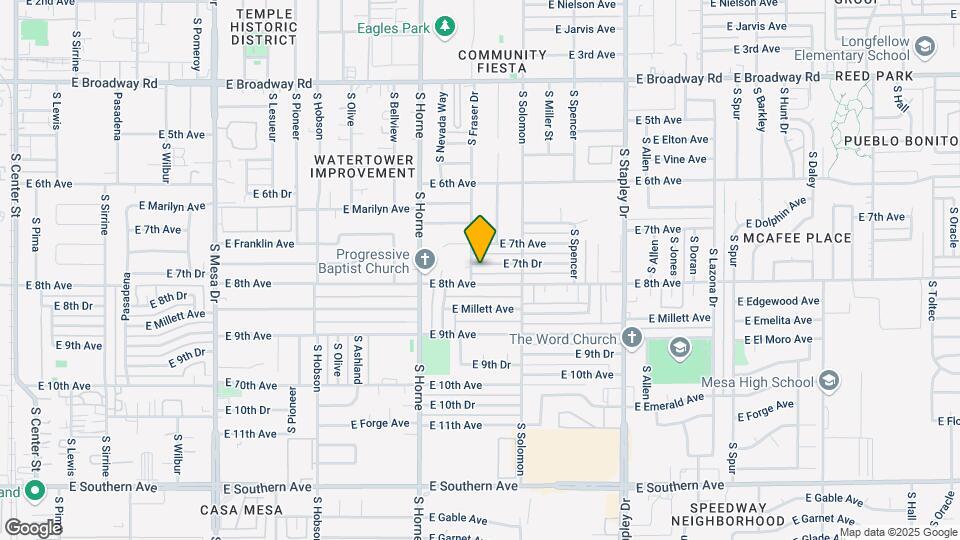 913 E 7th Dr Map and Location Details