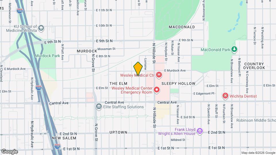 635 N Chautauqua Ave Map and Location Details