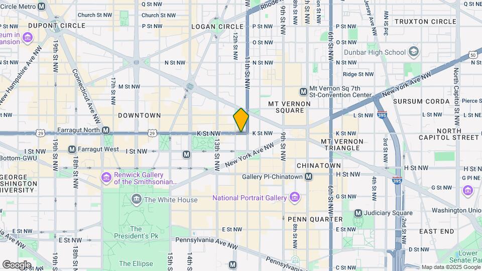 1150 K St NW, Unit 1304 Map and Location Details