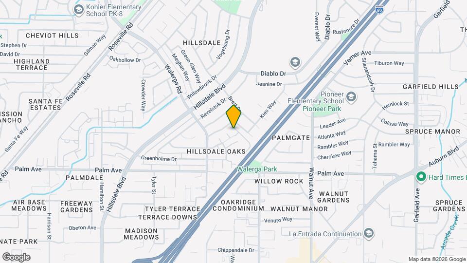 4725 Hayford Way Map and Location Details