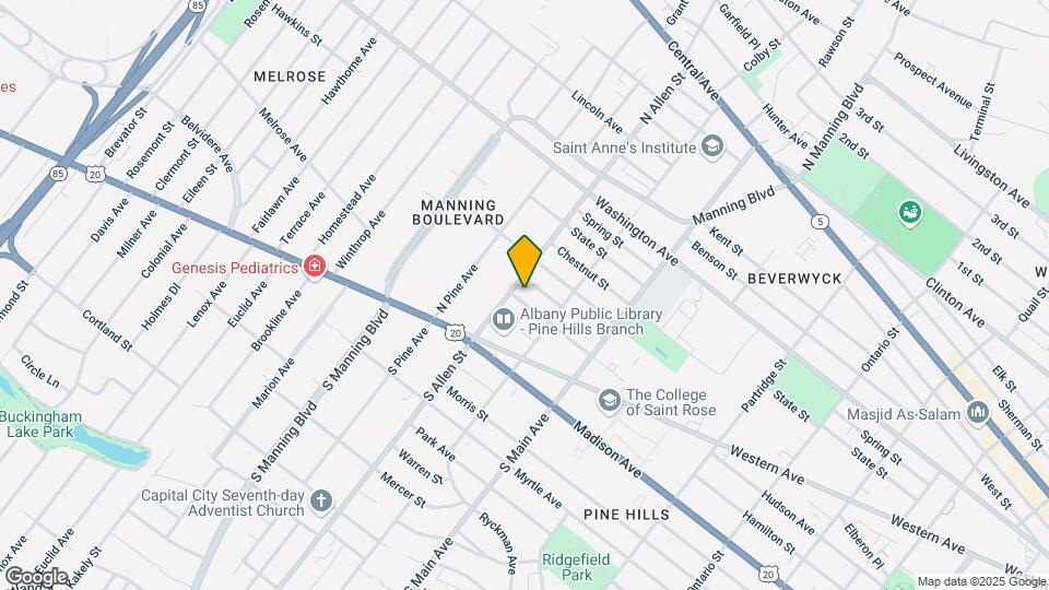 705 Hudson Ave Mapa y Detalles de la Ubicación