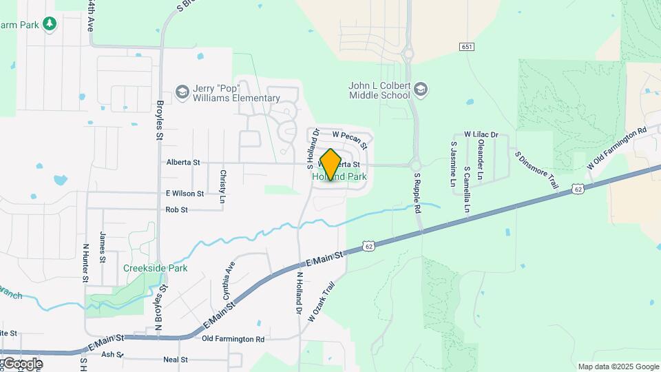 4486 W Serviceberry Dr Map and Location Details