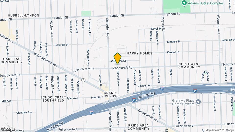 13909 Hartwell St Mapa y Detalles de la Ubicación
