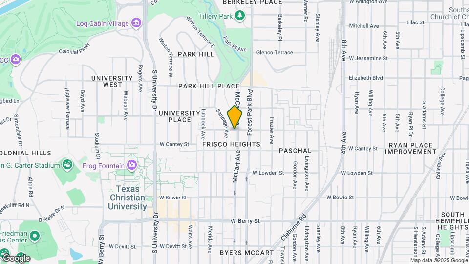 2700 McCart Ave Map and Location Details