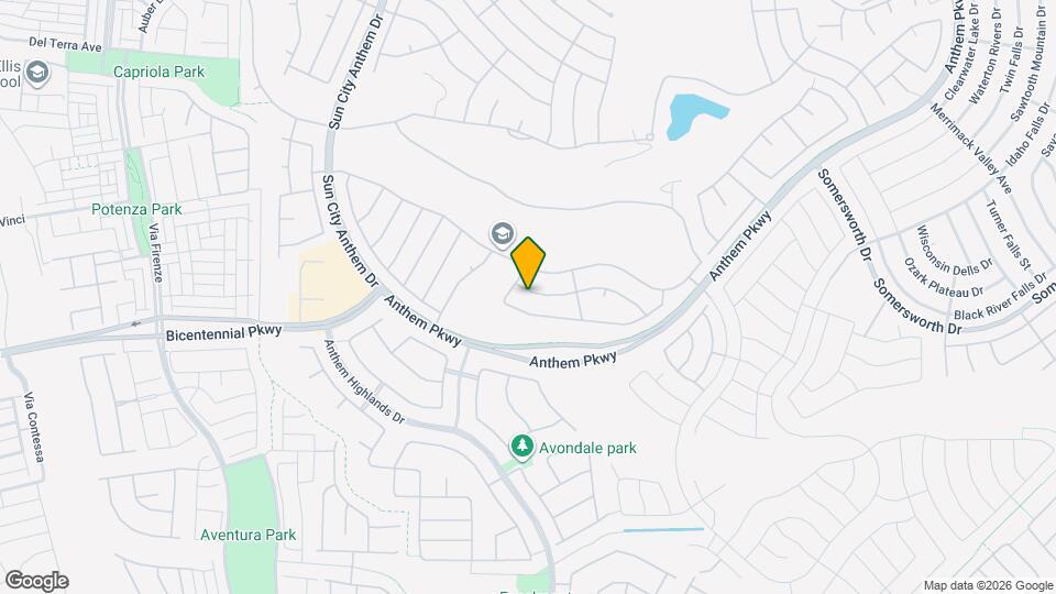 2851 Sapphire Desert Dr Map and Location Details
