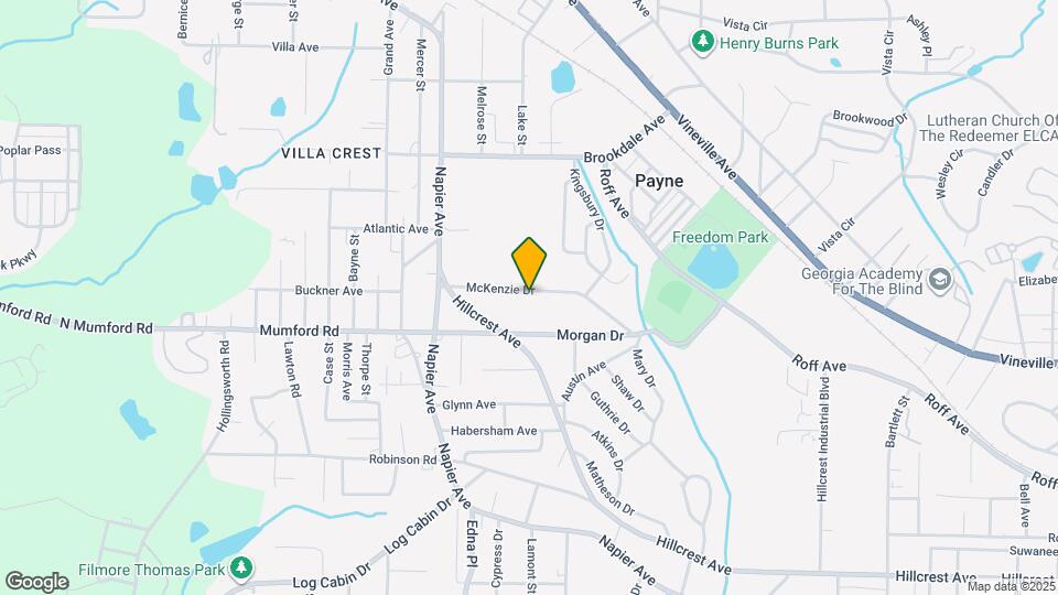 3566 McKenzie Dr Mapa y Detalles de la Ubicación