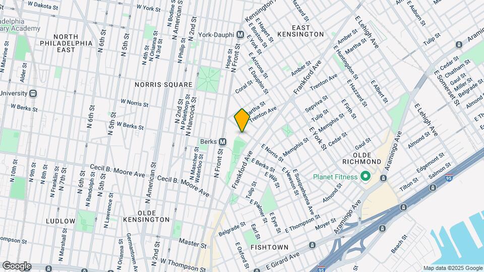 548 E Hewson St Map and Location Details