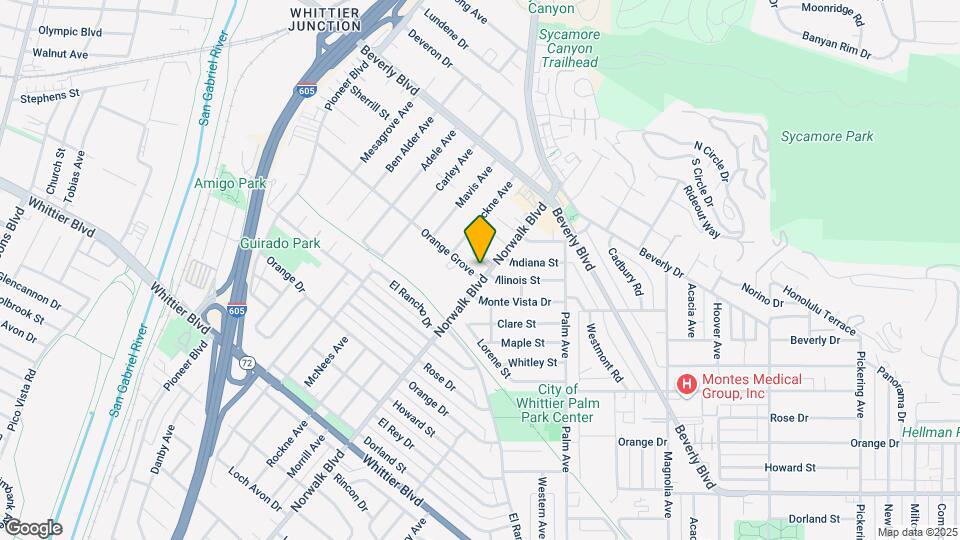 10733 Orange Grove Ave Mapa y Detalles de la Ubicación