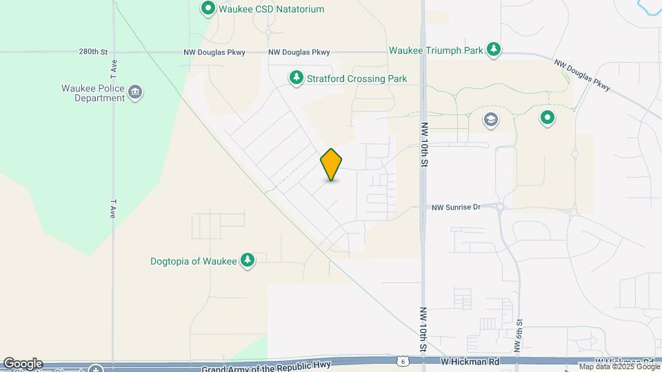 1230 NW Mill Springs Dr Map and Location Details