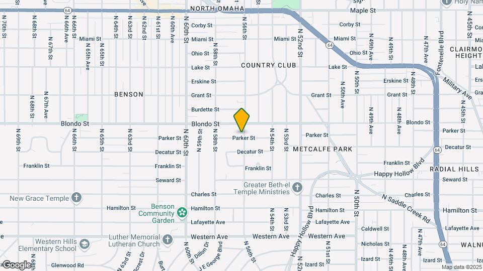1904 N 56th St Map and Location Details
