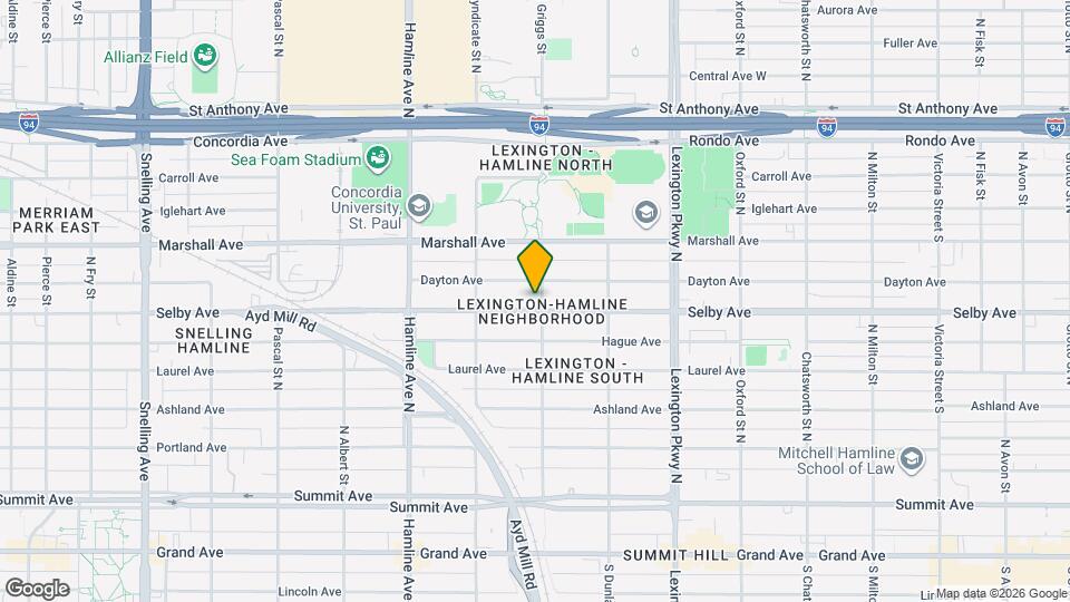 1223 Selby Ave Mapa y Detalles de la Ubicación