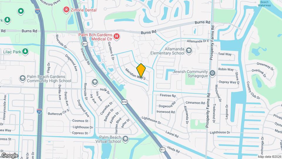 3150 Meridian Way S Map and Location Details