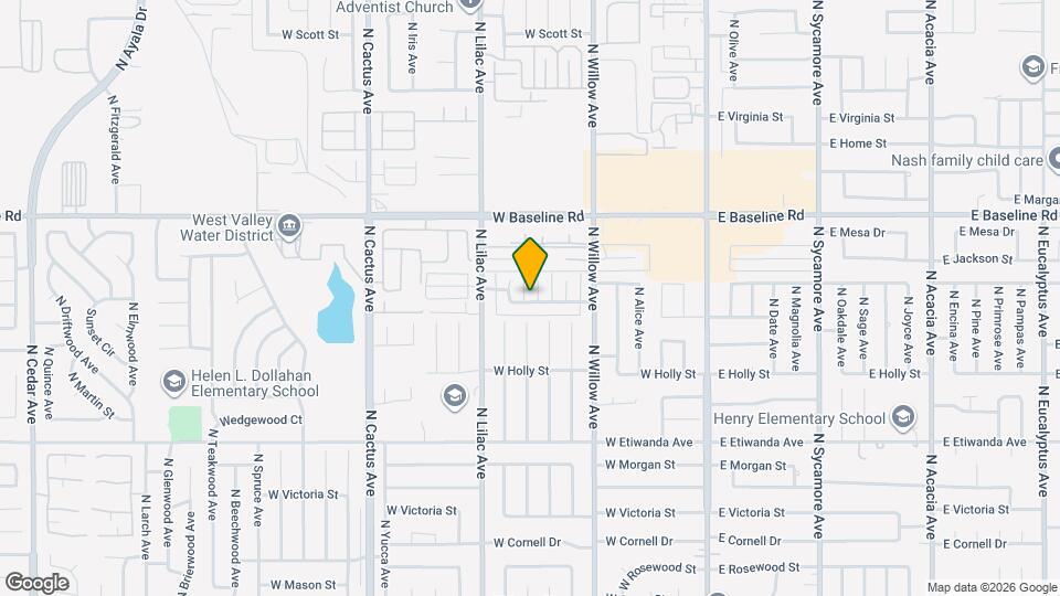 1046 N Vista Ave Mapa y Detalles de la Ubicación