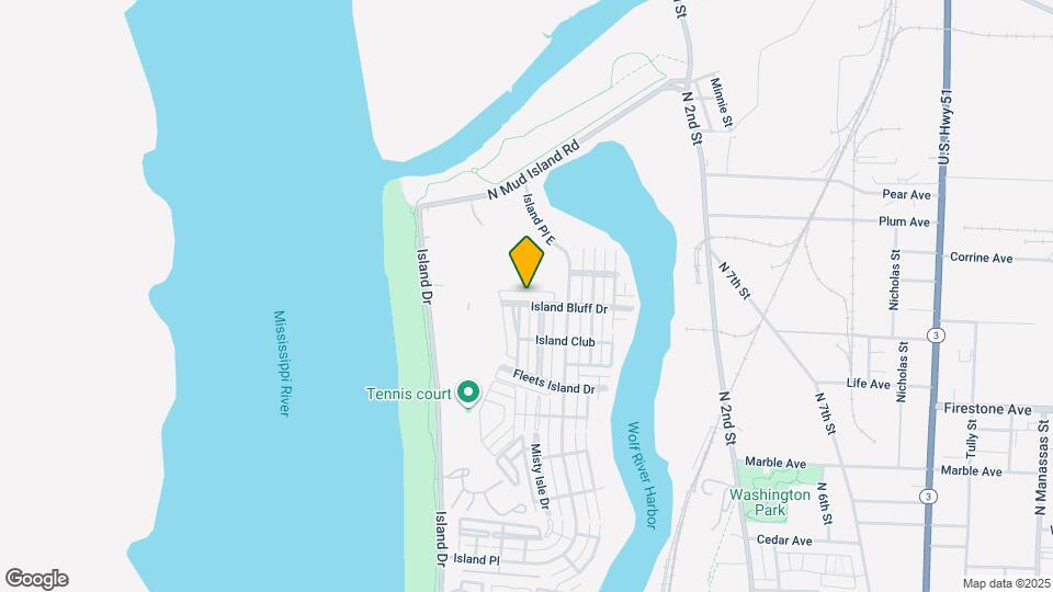162 Island Bluff Dr Map and Location Details