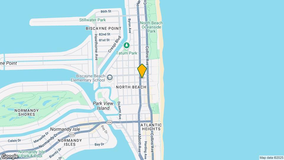 7611 Harding Ave Mapa y Detalles de la Ubicación
