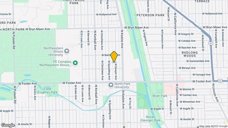 5320 N Sawyer Ave Map and Location Details