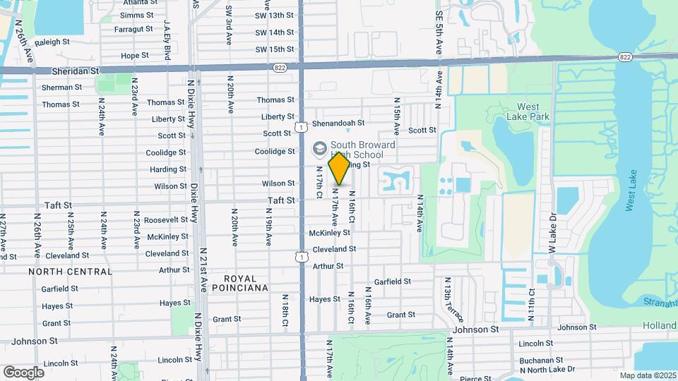 1636 Wilson St Map and Location Details