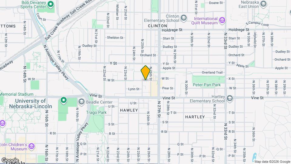 2515 W Street Map and Location Details