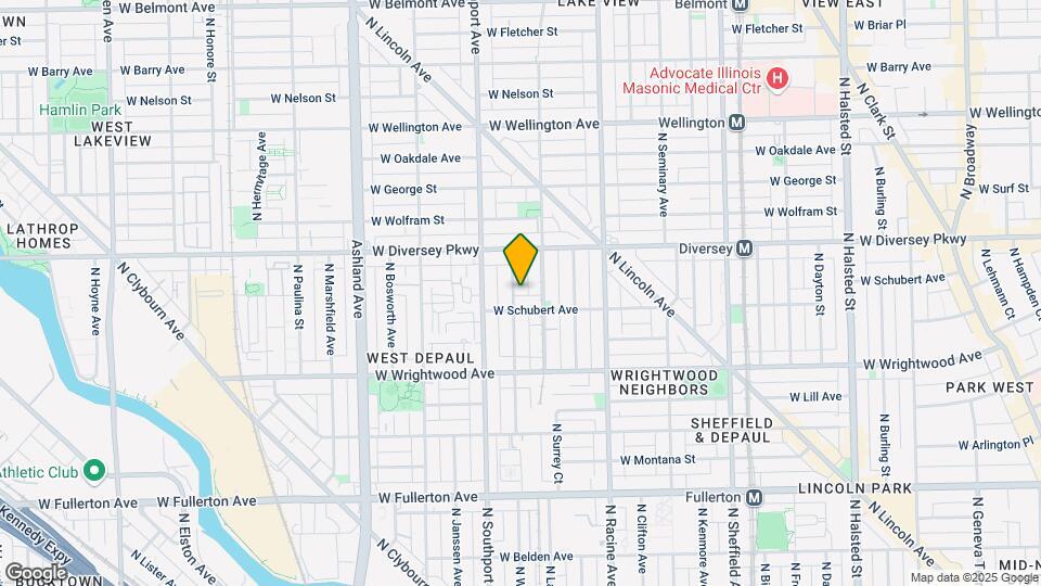2715 N Wayne Ave Map and Location Details