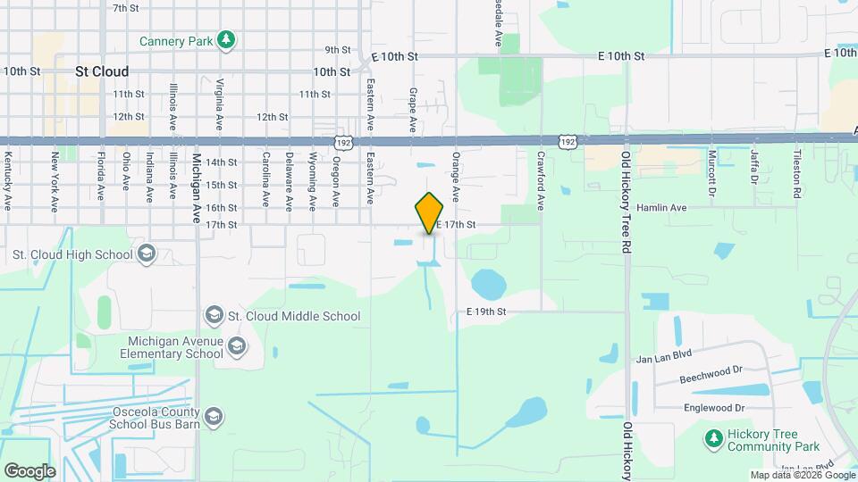 1719 Orange View Way Map and Location Details