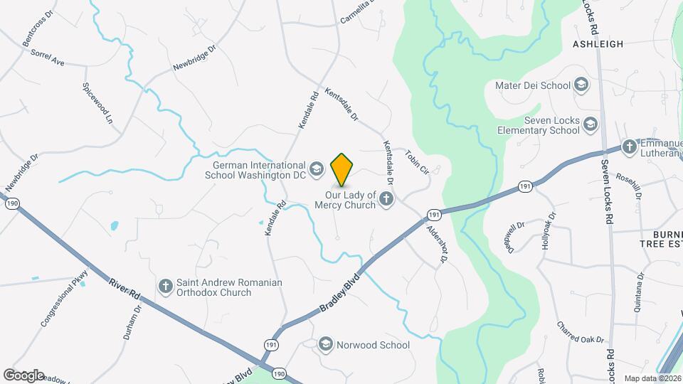 8616 Chateau Dr Map and Location Details