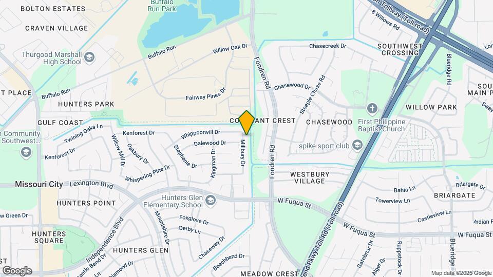 1615 Millbury Dr Map and Location Details