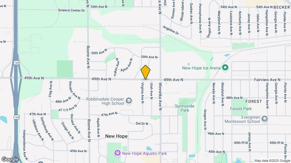 4856 Virginia Ave N Map and Location Details
