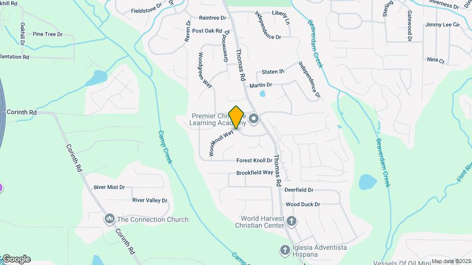 9346 Woodknoll Way Mapa y Detalles de la Ubicación