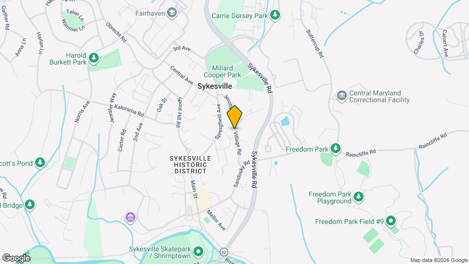 Sykesville Apartments Map and Location Details