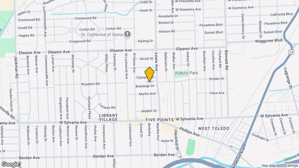 1026 Branleigh Dr Map and Location Details