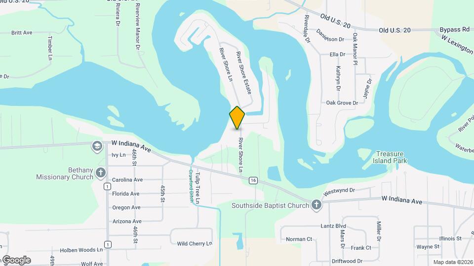 56099 River Shore Ln Map and Location Details