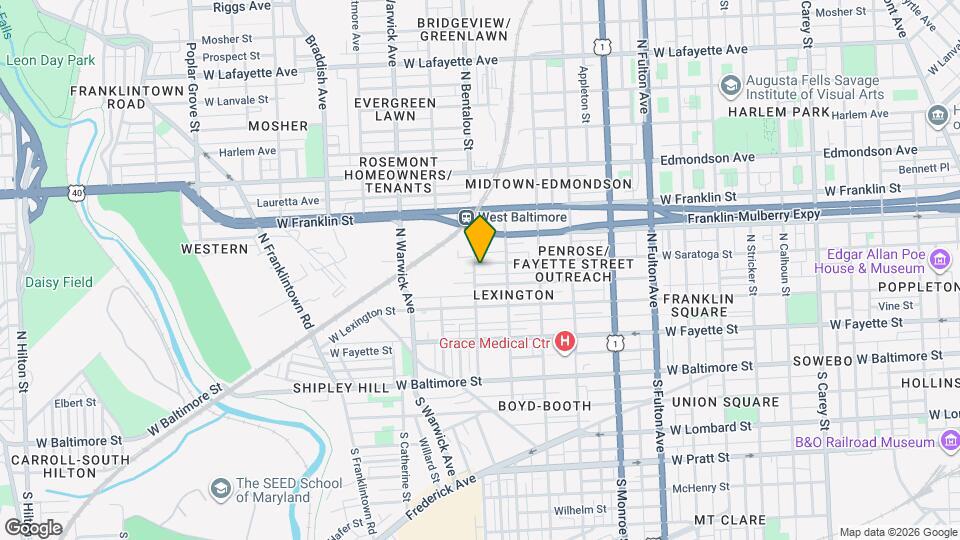 2237 W Saratoga St Map and Location Details