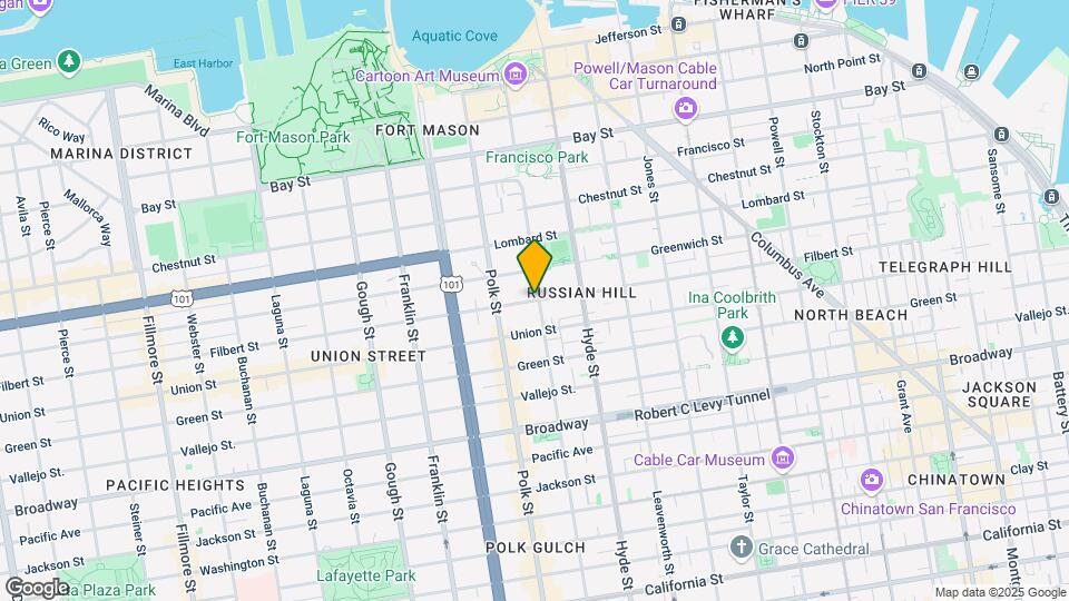 2401 Larkin St Map and Location Details
