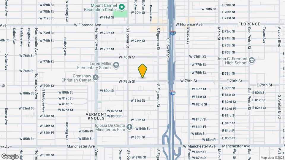 629 W 79th St Mapa y Detalles de la Ubicación