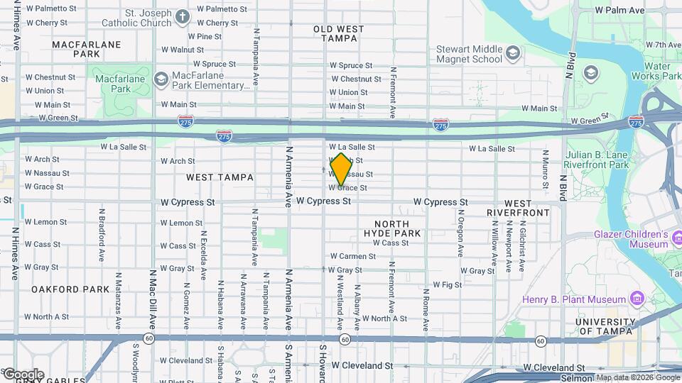 2126 W Grace St Map and Location Details