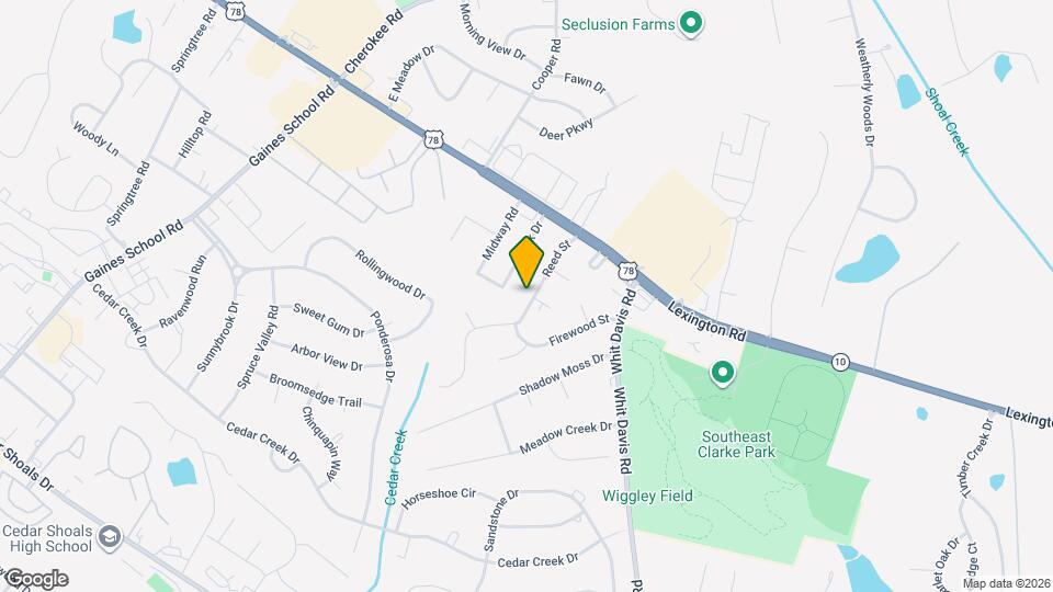 180-182 Reed St Map and Location Details