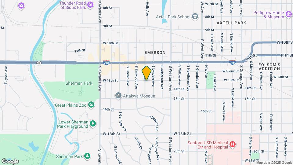 502 S Holly Ave Map and Location Details