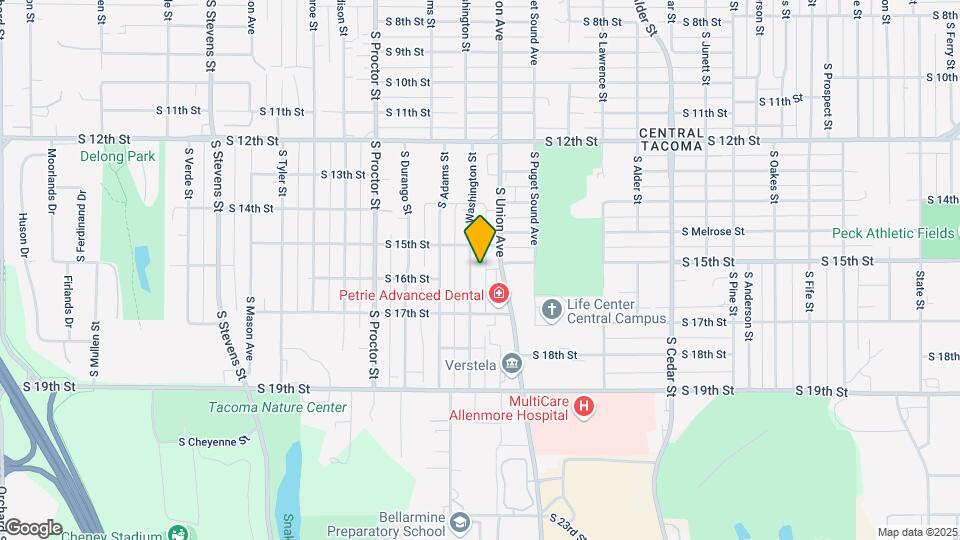 1519 Washington St Map and Location Details