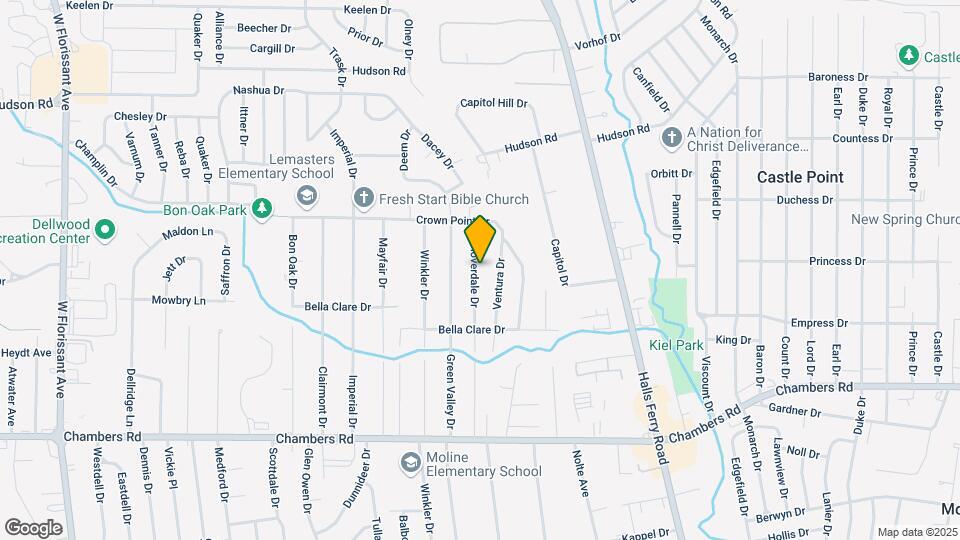 10156 Cloverdale Dr Map and Location Details